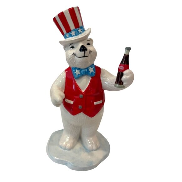 Lot of 3 Coca-Cola Polar Bears Around the World Germany Canada United Kingdom - Picture 2 of 14